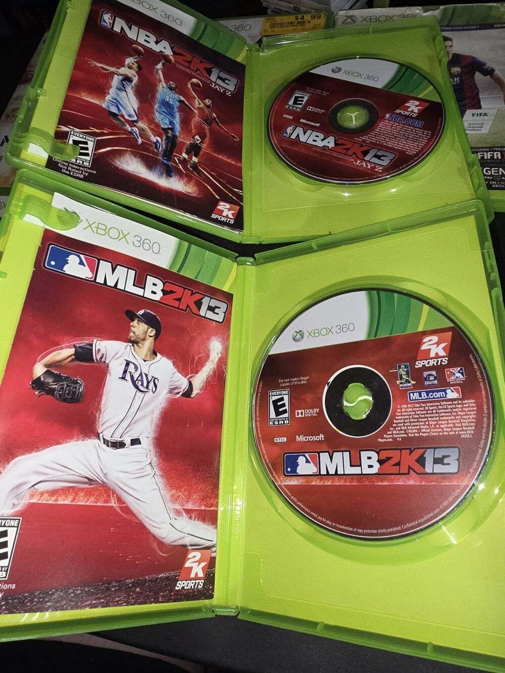 6 Xbox 360 Sports Lot UFC 2010 Madden 11 NHL 11 NBA 2023 MLB 2013 - Picture 3 of 5